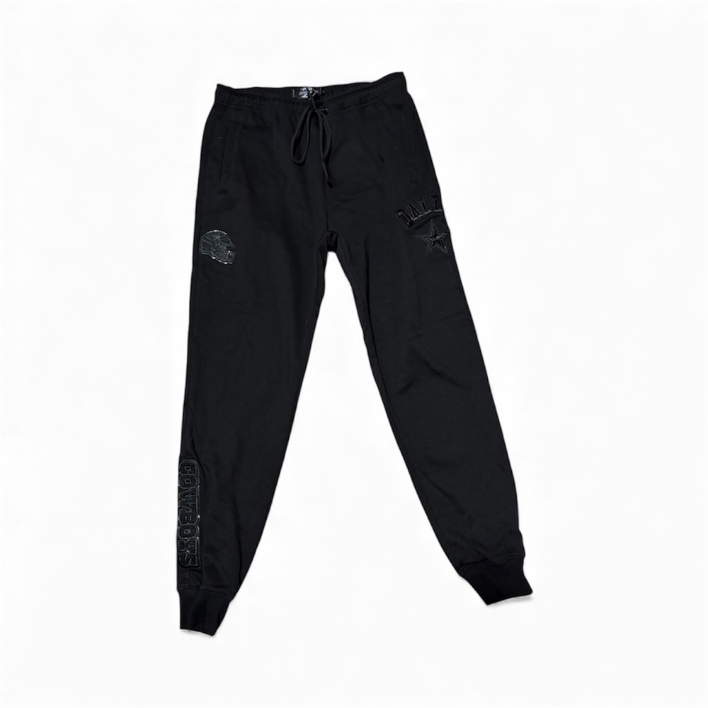NEW Pro Standard NFL Dallas Cowboys Triple Black Womens Sweatpants Joggers Small